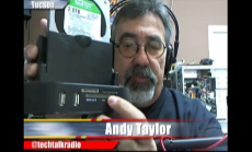 A Photo of Andy Taylor as he shares the Kyocera Echo with service from Sprint