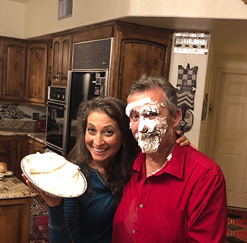 Andy Taylor and Linda Chornie from Saving Bernie